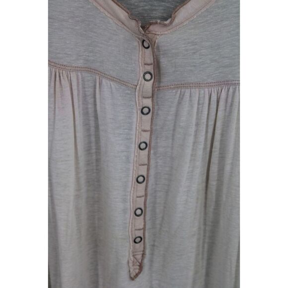 We The Free Flowey Burnout Tank Size Xs Pale Pink Snap Front - Picture 3 of 7